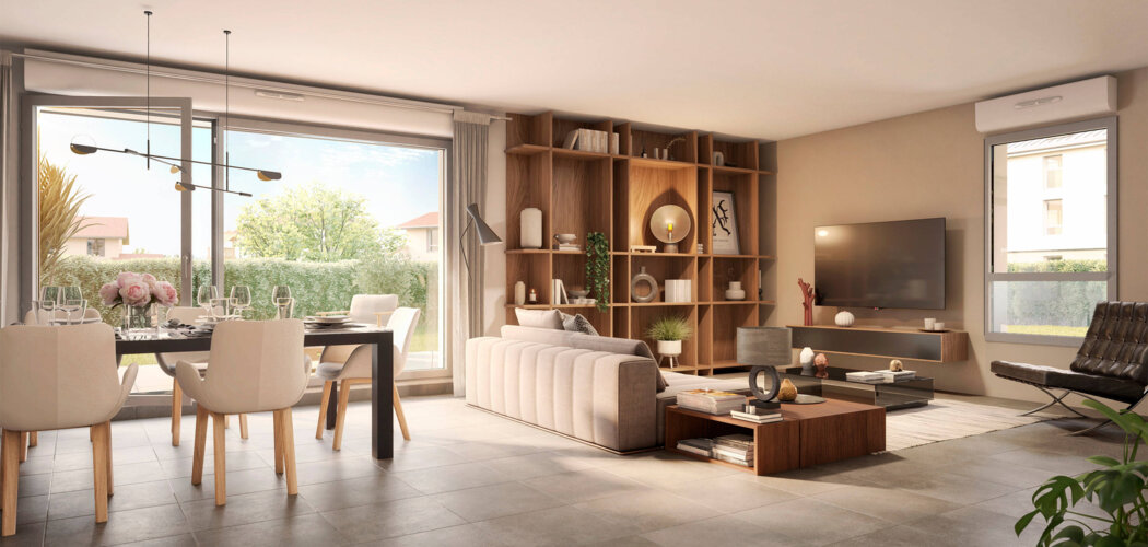 Programme immobilier neuf GREEN COTTAGE - Scionzier : logements neufs T2–T3 entre Chamonix, Genève et centre-ville (74950) - Référence : 9148