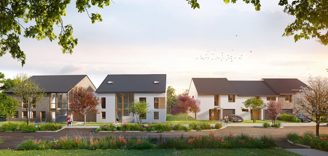Programme immobilier neuf OSMOSE - Sergy : logements neufs sécurisés et verdoyants proche des transports (01630) - Référence : 14285