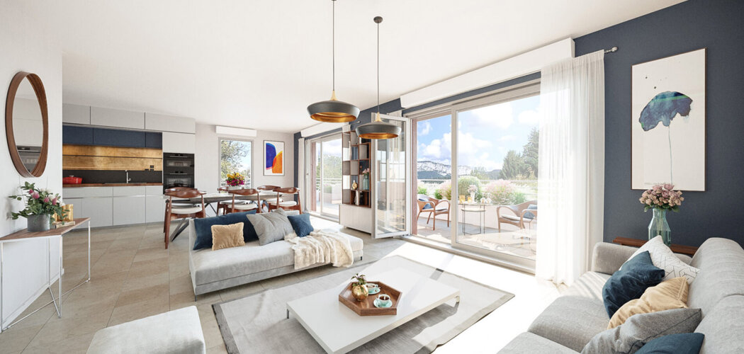 Programme immobilier neuf Le Domaine du Chêne - Seynod à deux pas d’Annecy et des commodités (74000) - Référence : 16152