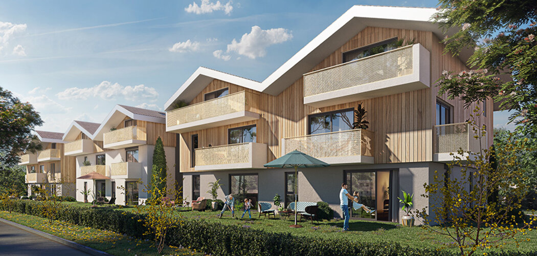 Programme immobilier neuf Ô THÔNES - Thônes : Résidence studio–T3 avec cadre montagnard et confort optimisé proche des commodités (74230) - Référence : 6590