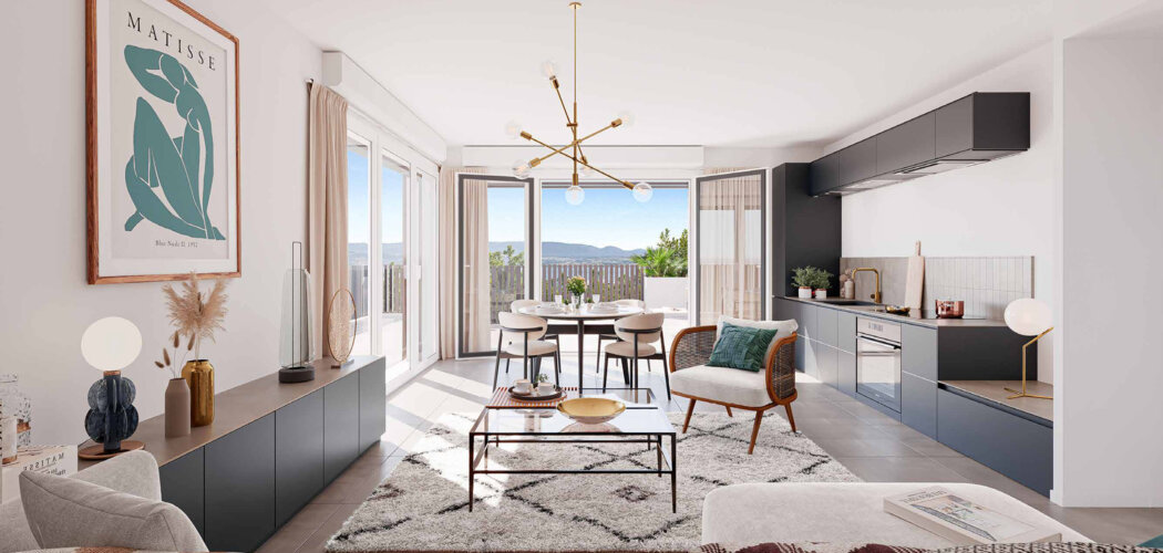 Programme immobilier neuf Les Balcons du Léman - Thonon-les-Bains à deux pas du centre-ville (74200) - Référence : 16182