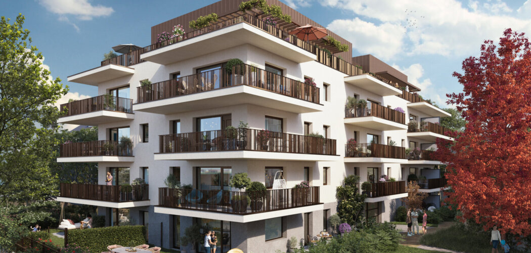 Programme immobilier neuf ELEMENT - Thonon-les-Bains à deux pas  du centre-ville et lac Léman (74200) - Référence : 17572