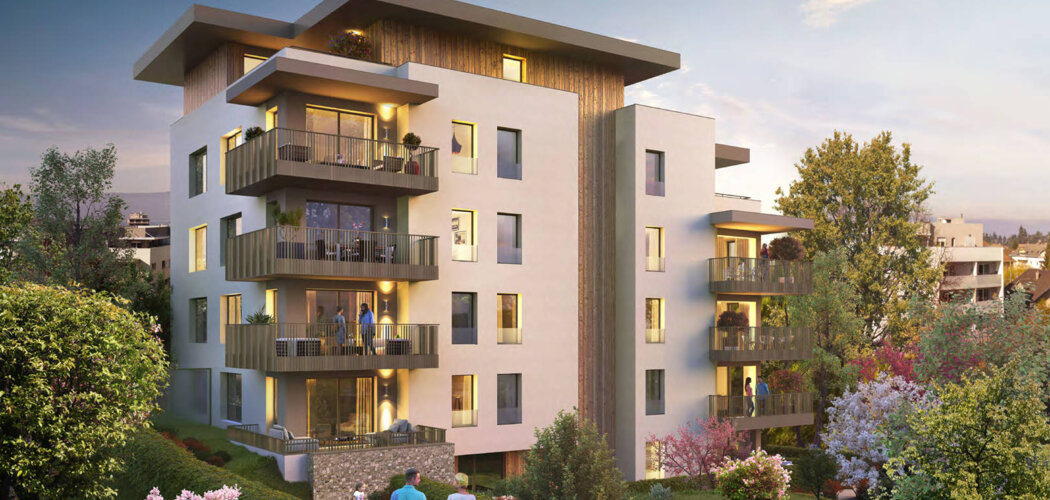 Programme immobilier neuf L’Éloge - Thonon-les-Bains à proximité du lac Léman (74200) - Référence : 16181