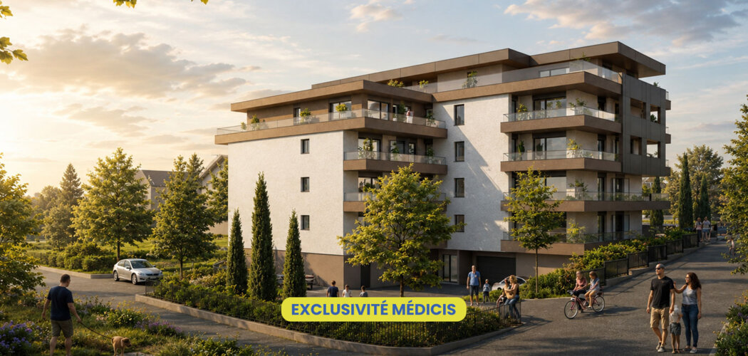 Programme immobilier neuf HELIOS - Thonon les Bains cadre résidentiel près Genève et Portes du Soleil (74200) - Référence : 17481