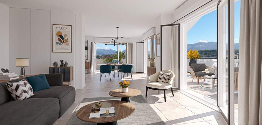 Programme immobilier neuf Le Bel Air - Thonon-les-Bains  centre-ville et panoramas alpins (74200) - Référence : 16188