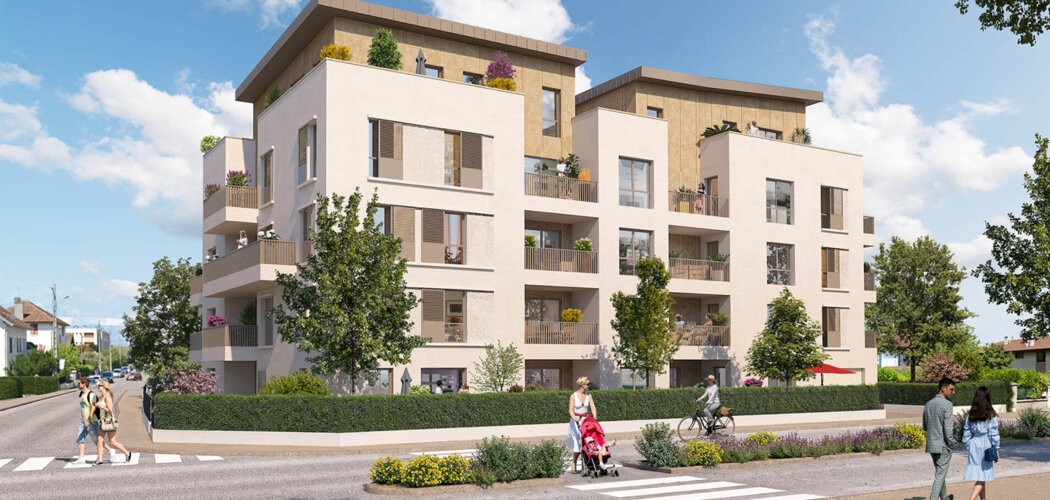 Programme immobilier neuf Le Bel Air - Thonon-les-Bains  centre-ville et panoramas alpins (74200) - Référence : 16188