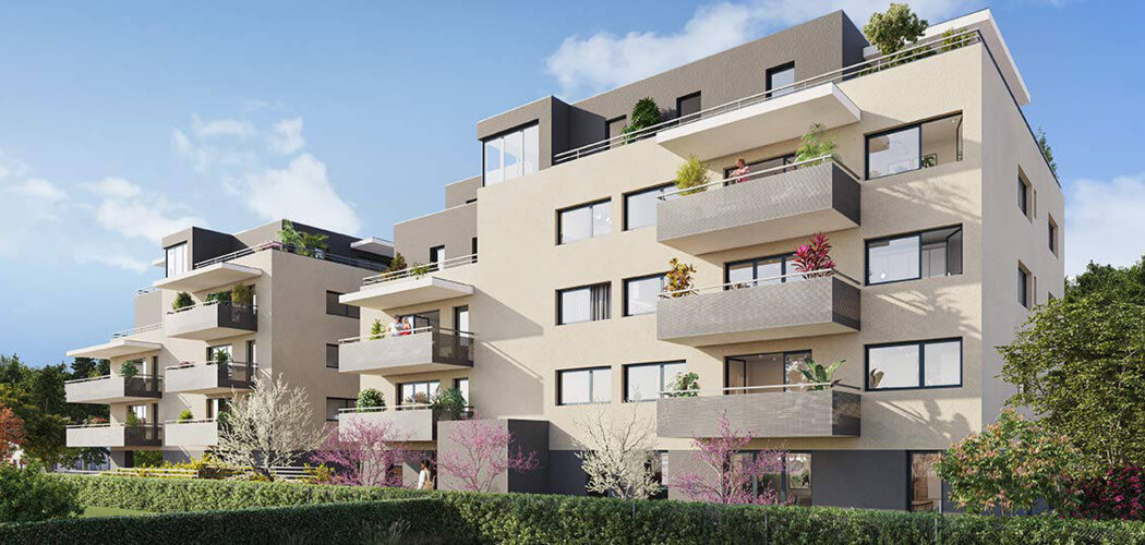 Programme immobilier neuf LES PAVILLONS D'ADELE - Thonon-les-Bains : logements neufs lumineux et sécurisés en quartier Grangette (74200) - Référence : 14900