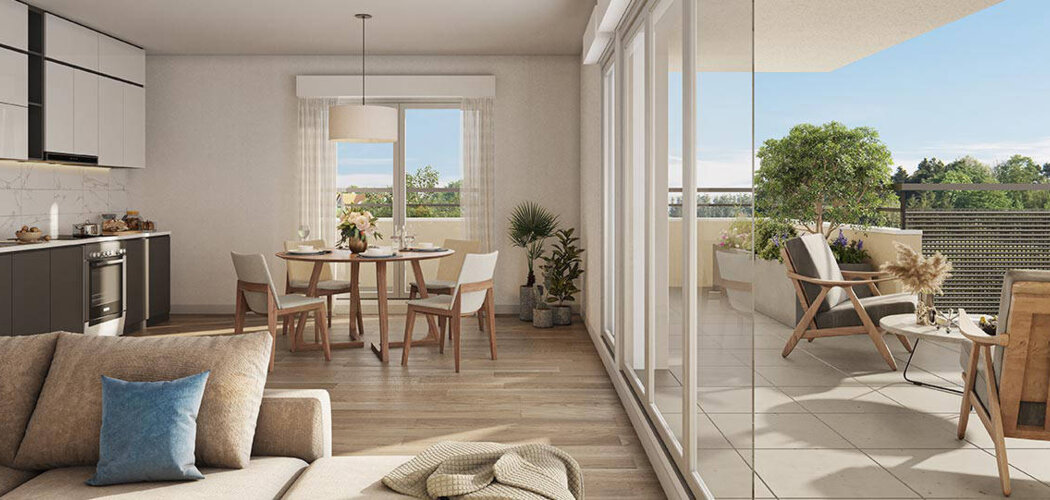 Programme immobilier neuf LES PAVILLONS D'ADELE - Thonon-les-Bains : logements neufs lumineux et sécurisés en quartier Grangette (74200) - Référence : 14900
