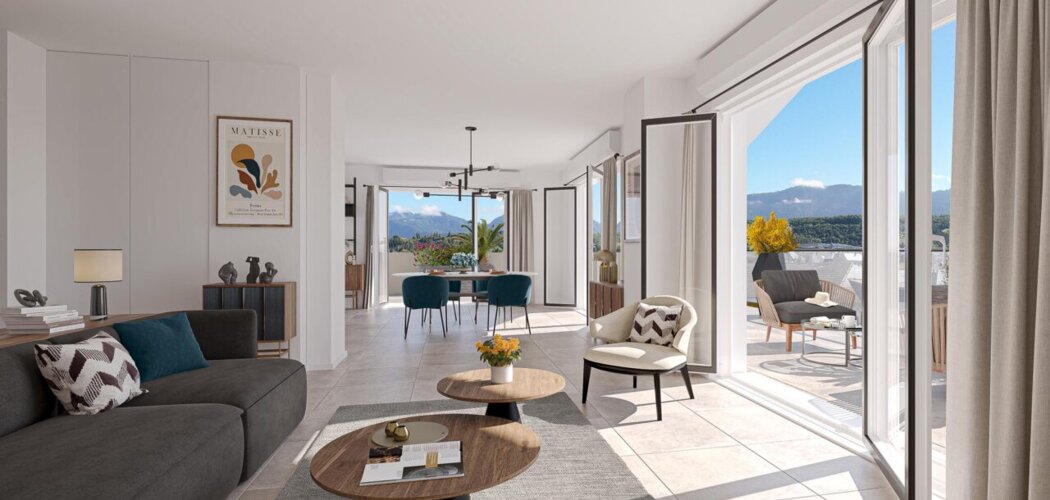 Programme immobilier neuf XIII Concise - Thonon-les-Bains : logements neufs sécurisés et verdoyants proche des commodités (74200) - Référence : 15390