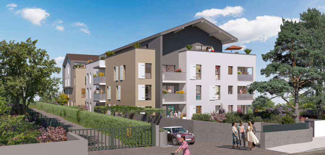 Programme immobilier neuf XIII Concise - Thonon-les-Bains : logements neufs sécurisés et verdoyants proche des commodités (74200) - Référence : 15390