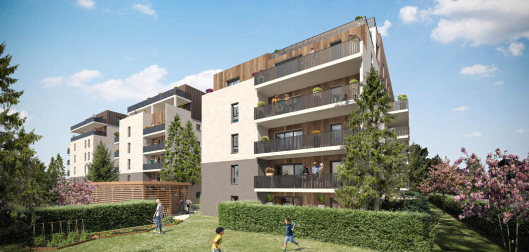 Programme immobilier neuf Le Belvédère du Léman - Thonon-les-Bains : logements neufs sécurisés et verdoyants proche du lac (74200) - Référence : 14953