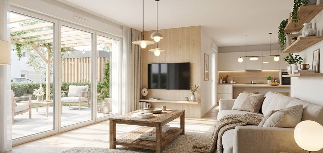 Programme immobilier neuf LES CARRES D'ORCHEZ - Thyez duplex avec jardin vue montagne (74300) - Référence : 14027