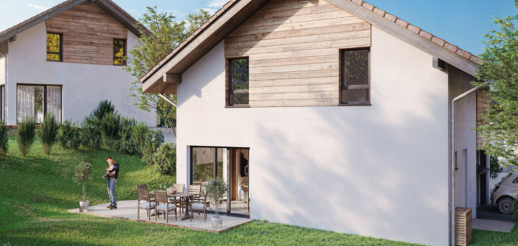 Programme immobilier neuf Les villas Eloquence - Vallières-sur-Fier à quelques minutes de Rumilly (74150) - Référence : 12639