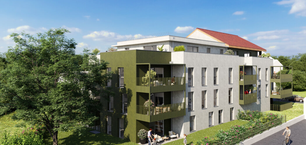 Programme immobilier neuf Via Verde - Vétraz-Monthoux : logements neufs près d’Annemasse, luminosité et espaces extérieurs (74100) - Référence : 15624