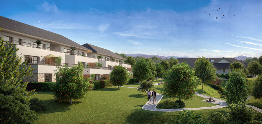 Programme immobilier neuf L'Uni'vert - Viuz-la-Chiésaz : Résidence T2–T4 avec cadre naturel et confort optimisé proche des commodités (74540) - Référence : 5634