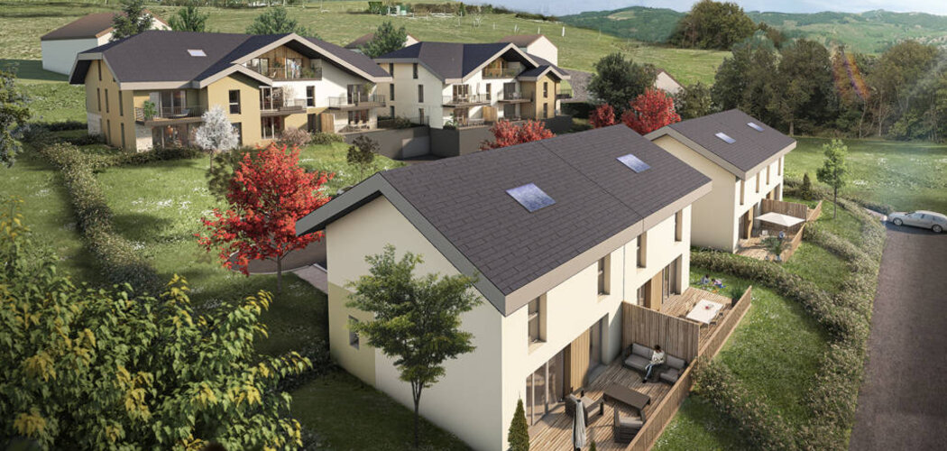 Programme immobilier neuf Les Coteaux du Salève - Vovray : Résidence T2–T4 avec cadre naturel et confort optimisé proche des commodités (74350) - Référence : 6699