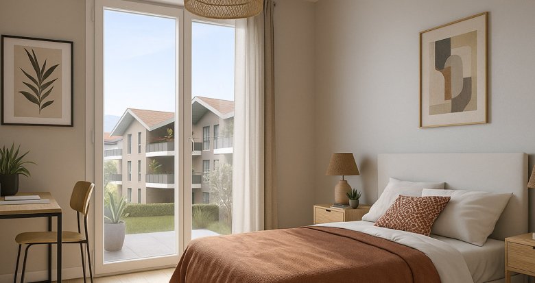 Achat / Vente immobilier neuf Allinges sur les hauteurs des rives du Léman (74200) - Réf. 13657