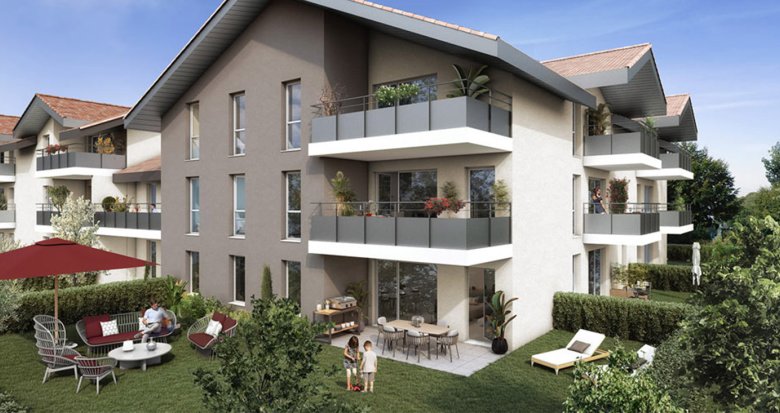 Achat / Vente immobilier neuf Allinges sur les hauteurs des rives du Léman (74200) - Réf. 13657