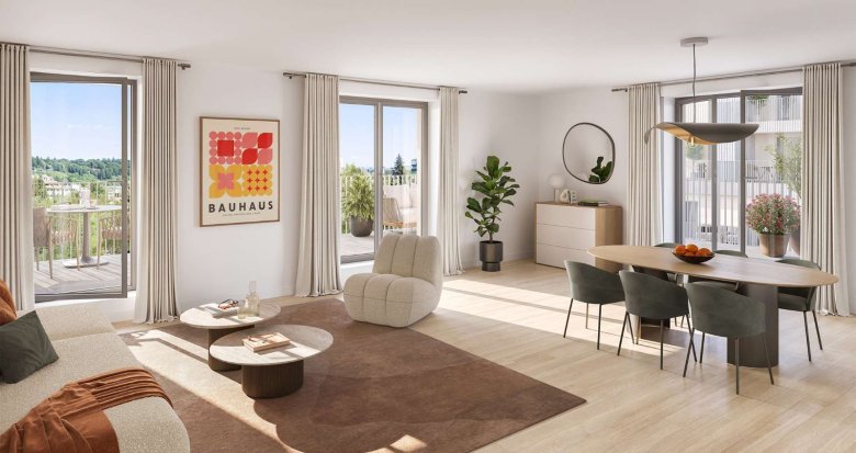 Achat / Vente immobilier neuf Annecy secteur Seynod proche gare SNCF (74000) - Réf. 12894