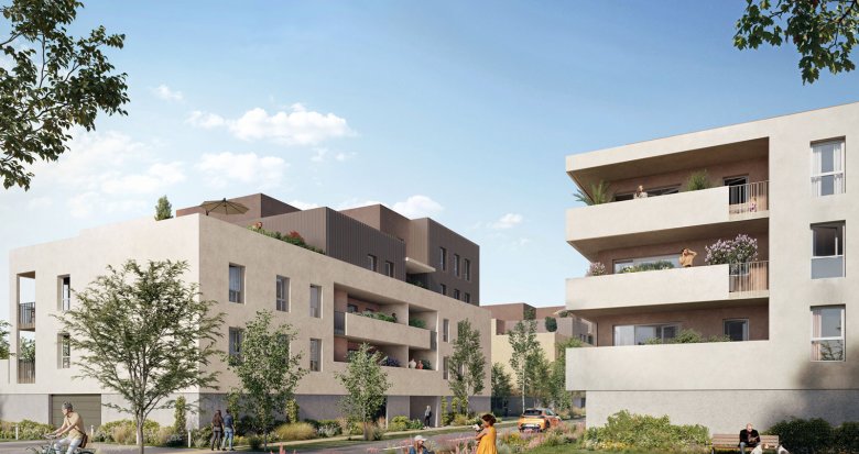 Achat / Vente immobilier neuf Bourg-en-Bresse secteur résidentiel proche centre et gare (01000) - Réf. 13387