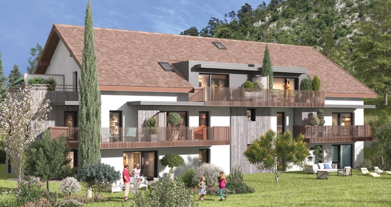 Achat / Vente immobilier neuf Duingt au pied du Massif du Taillefer (74410) - Réf. 12862