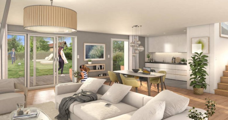 Achat / Vente immobilier neuf Etrembières à moins de 20min du Jet d'Eau (74100) - Réf. 12823