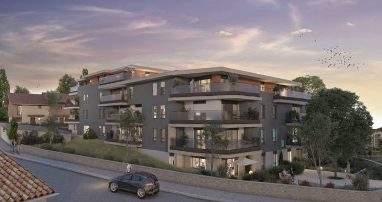 Achat / Vente immobilier neuf Etrembières à moins de 20min du Jet d'Eau (74100) - Réf. 12823