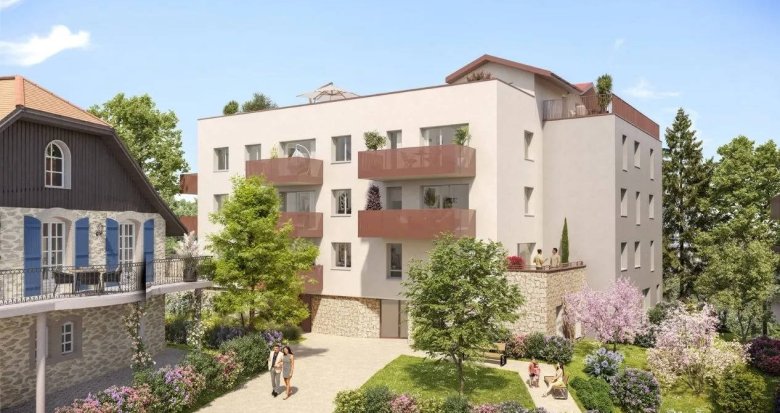 Achat / Vente immobilier neuf La Roche-sur-Foron au pied du massif des Bornes (74800) - Réf. 12521