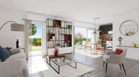 Programme immobilier neuf Patio Saint-Joseph - Annemasse : Résidence studio–T5 avec cadre urbain et confort optimisé proche des commodités (74100) - Référence : 18269