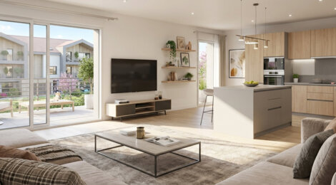 Programme immobilier neuf ALVEA - Evian-les-Bains résidence neuve proche ligne H (74500) - Référence : 17960