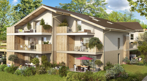 Programme immobilier neuf ALBA - Fillière Saint-Martin-Bellevue logements du 2 au 4 pièces en Haute-Savoie (74570) - Référence : 17730