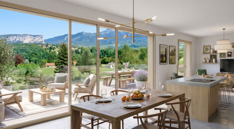 Programme immobilier neuf L'OREE DES PRES - Fillières-Saint-Martin-Bellevue adresse neuve entre lac et montagne (74570) - Référence : 17372
