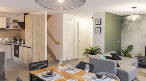 Programme immobilier neuf LES CARRES PRIMAVERA - Gilly-sur-Isère résidence neuve avec jardin privatif (73200) - Référence : 17754