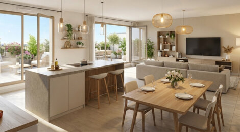 Programme immobilier neuf Villa Geneva - Bat C1 et D - Prévessin-Moëns appartements avec terrasses proche Suisse (01280) - Référence : 17567