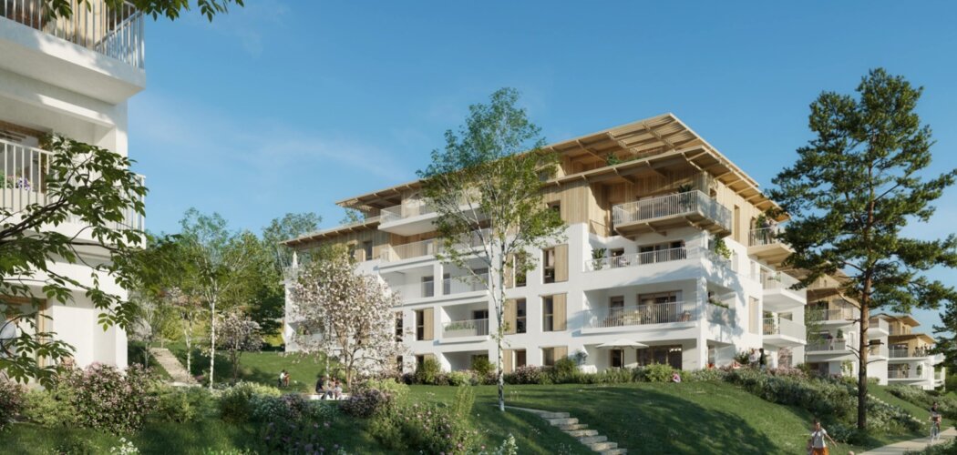 Programme immobilier neuf SYMBIOZ - Albens-Entrelacs, résidence verdoyante proche centre-ville (73410) - Référence : 17440