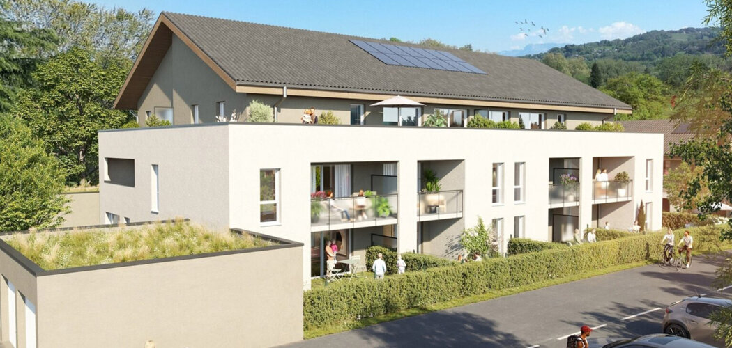 Programme immobilier neuf LE CLOS DU CHENE - Albens logements avec extérieur près de la gare (73410) - Référence : 17369