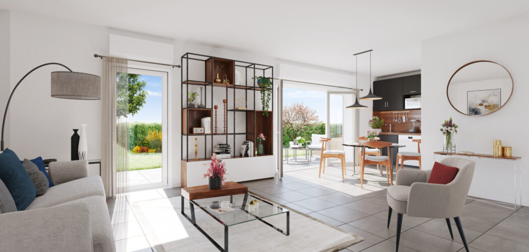 Programme immobilier neuf Patio Saint-Joseph - Annemasse : Résidence studio–T5 avec cadre urbain et confort optimisé proche des commodités (74100) - Référence : 18269