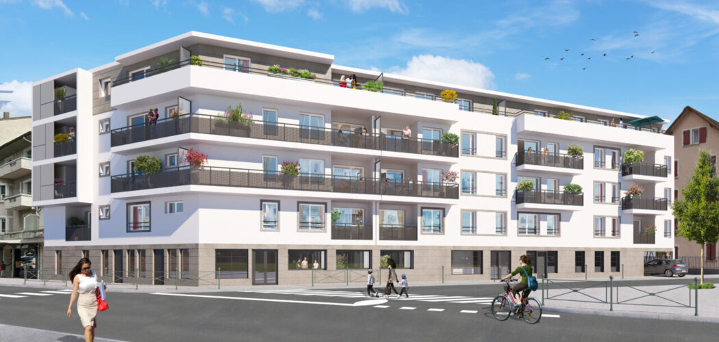 Programme immobilier neuf Patio Saint-Joseph - Annemasse : Résidence studio–T5 avec cadre urbain et confort optimisé proche des commodités (74100) - Référence : 18269