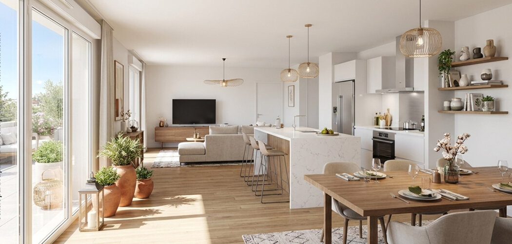 Programme immobilier neuf Résidence Evolis - Béligneux cadre résidentiel près gare commerces et services (01360) - Référence : 17475