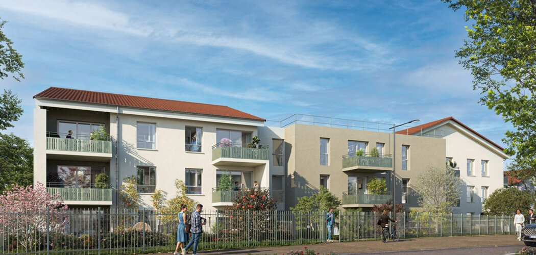Programme immobilier neuf Résidence Evolis - Béligneux cadre résidentiel près gare commerces et services (01360) - Référence : 17475