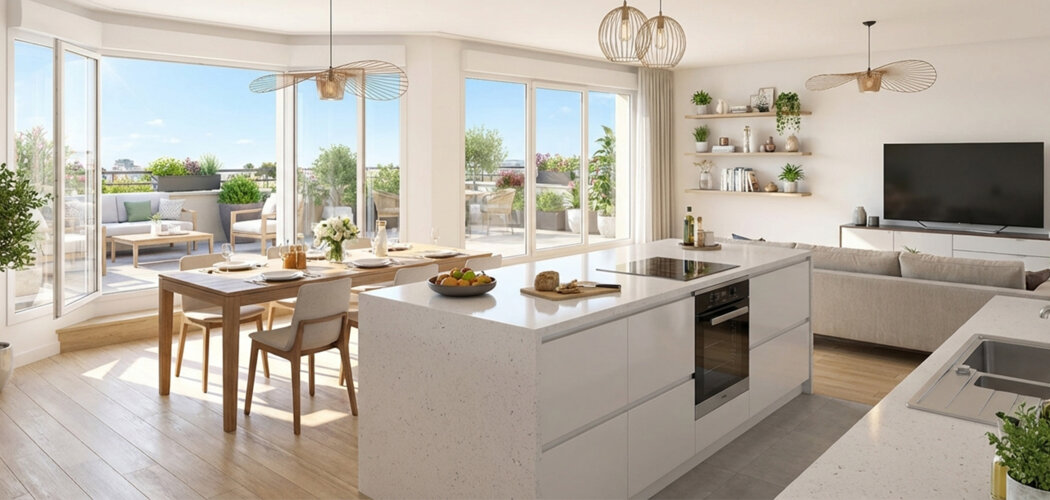 Programme immobilier neuf Villa Andrea - Ferney-Voltaire résidence proche Genève et frontière suisse (01210) - Référence : 17568