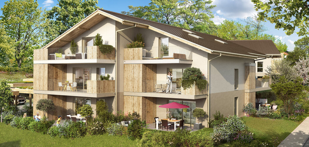 Programme immobilier neuf ALBA - Fillière Saint-Martin-Bellevue logements du 2 au 4 pièces en Haute-Savoie (74570) - Référence : 17730
