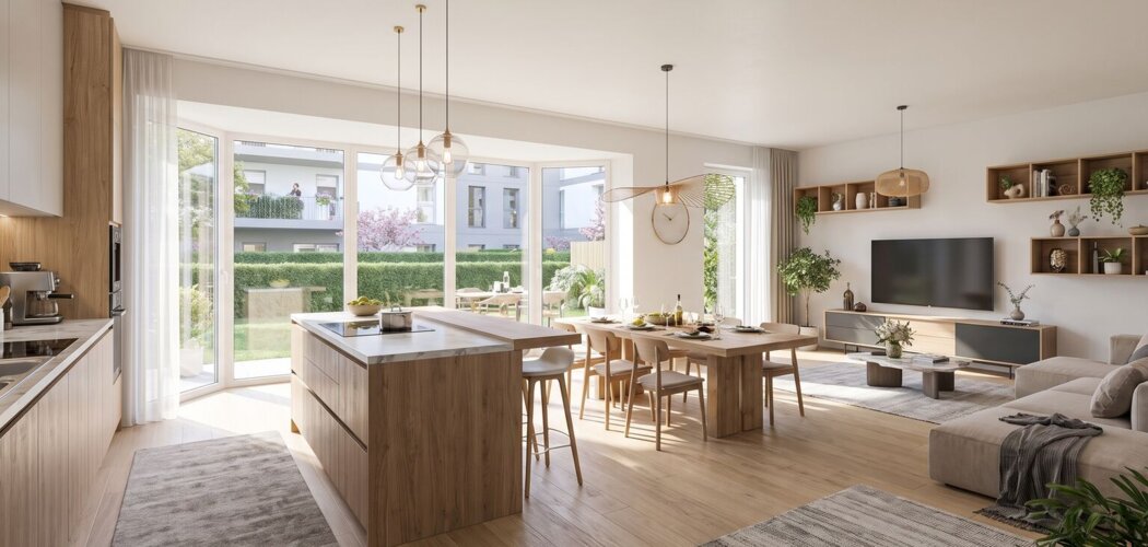 Programme immobilier neuf Au Fil de l'Eau - Frangy logements du 2 au 4 pièces proches Genève (74270) - Référence : 17759
