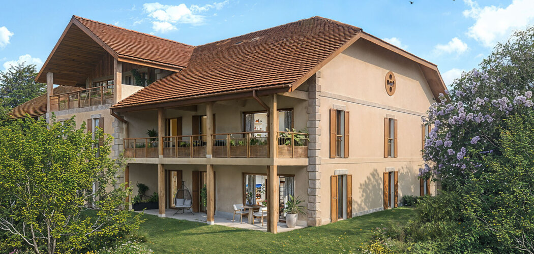 Programme immobilier neuf Le Clos des Hautes Vignes - Menthon-Saint-Bernard proche du lac et d’Annecy (74290) - Référence : 18422