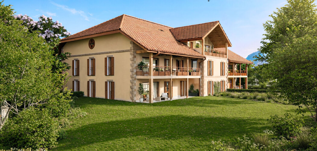 Programme immobilier neuf Le Clos des Hautes Vignes - Menthon-Saint-Bernard proche du lac et d’Annecy (74290) - Référence : 18422