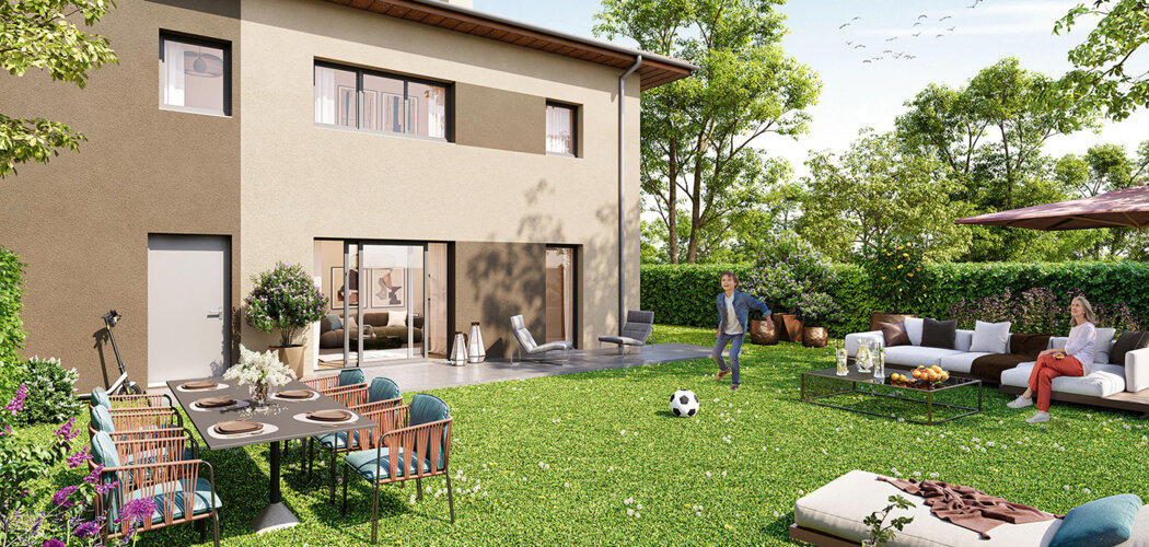 Programme immobilier neuf Les Villas Serena - Ornex maisons neuves à proximité de Genève (01210) - Référence : 17569