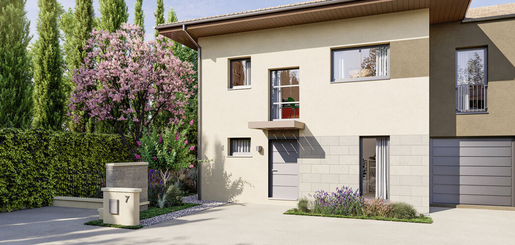 Programme immobilier neuf Les Villas Serena - Ornex maisons neuves à proximité de Genève (01210) - Référence : 17569