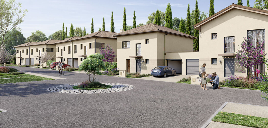 Programme immobilier neuf Les Villas Serena - Ornex maisons neuves à proximité de Genève (01210) - Référence : 17569
