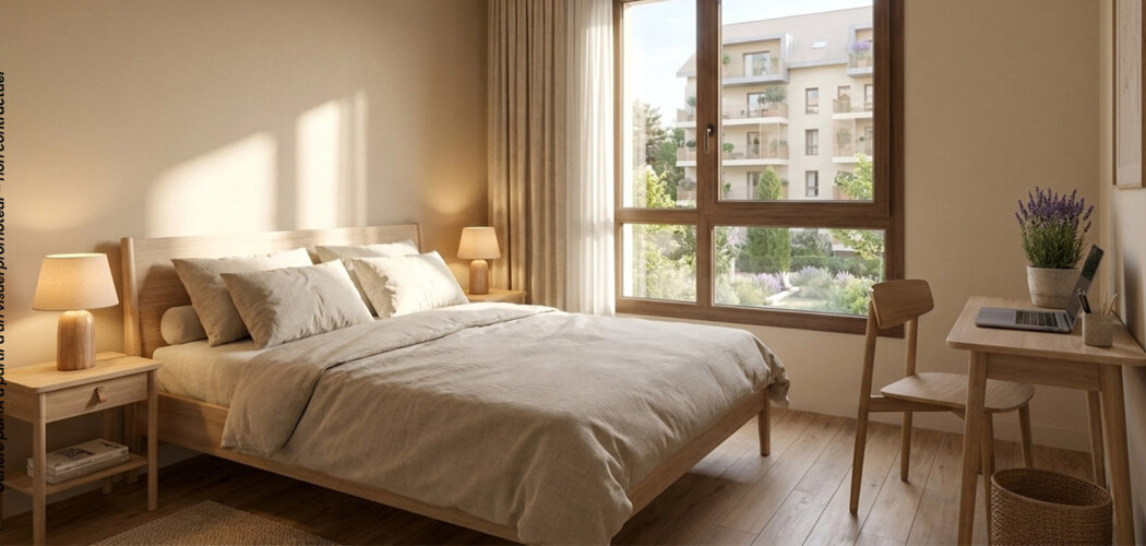 Programme immobilier neuf Le Franklin - Rumilly logements avec terrasse proche commerces et services (74150) - Référence : 17492