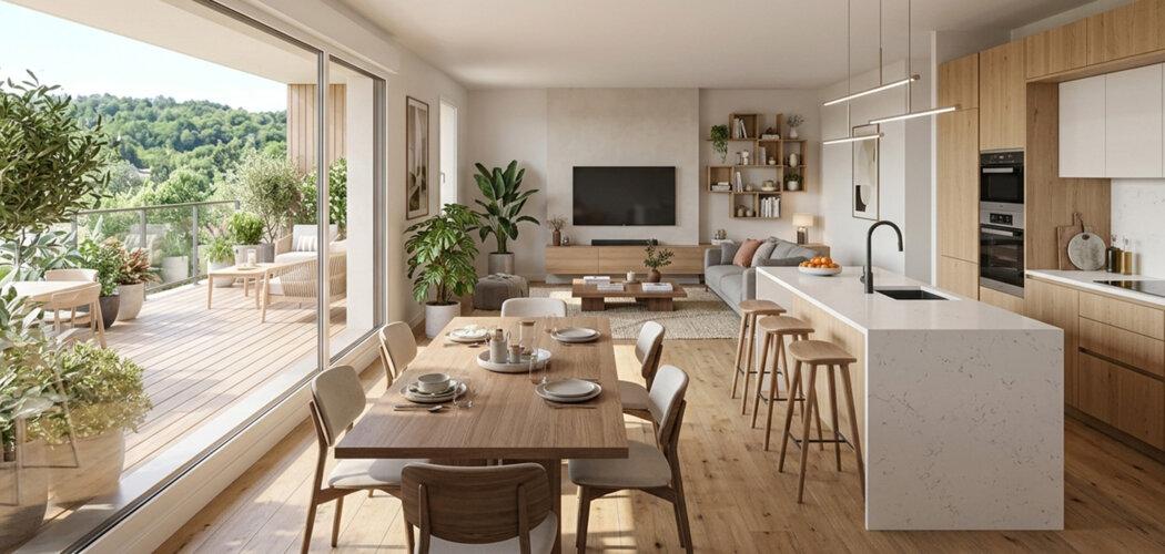 Programme immobilier neuf AMBRE - Saint-Genis-Pouilly à 9 min de la frontière suisse (01630) - Référence : 18324